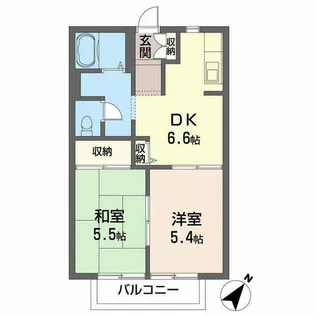 セフィラ西灘【0207号室】の間取り