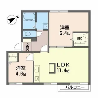 VIVI JURIAN【B201号室】の間取り