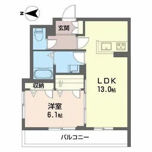 グランルミナス【0308号室】の間取り