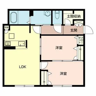 シャーメゾン長尾元町B【B103号室】の間取り