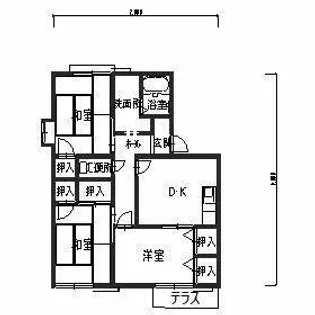 ダイヤモンドヒルズ【0103号室】の間取り