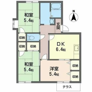 ダイヤモンドヒルズ【0103号室】の間取り