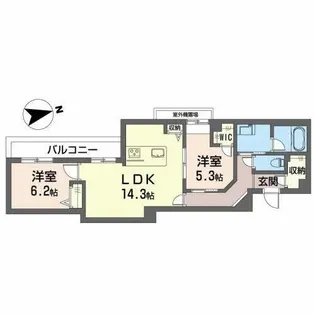 Sha Maison Grace【0202号室】の間取り