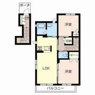 アミコート M【0202号室】の間取り