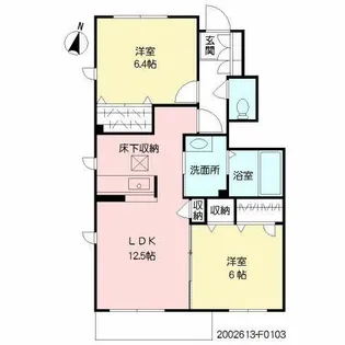 アトレ和泉II F棟【F0103号室】の間取り