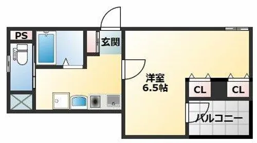 EST布施【3階】の間取り