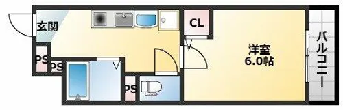 EST布施【2階】の間取り
