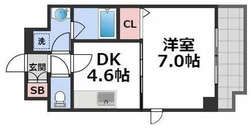 WONTAEK(ウォンテ)【2階】の間取り