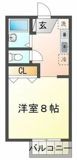 セジュール今寺【2階】の間取り