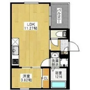 REGALEST KARUMO SOUTH【1階】の間取り