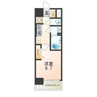 大阪府大阪市西淀川区歌島1丁目【マンション】の間取り