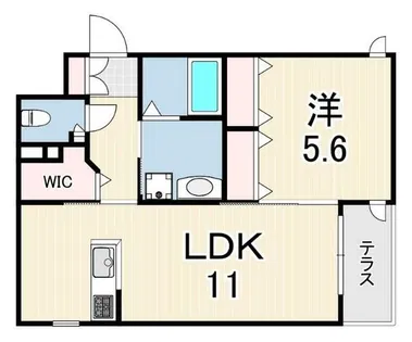 ヘーベルメゾン小松西町西棟【1階】の間取り