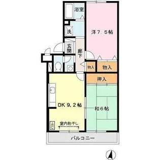 セルビシオ本山【2階】の間取り