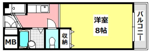 メルベーユ【103号室】の間取り