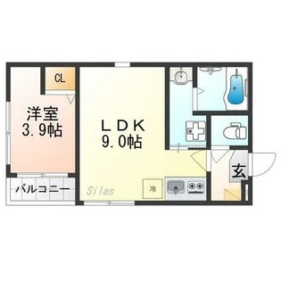 S&L花園【1階】の間取り