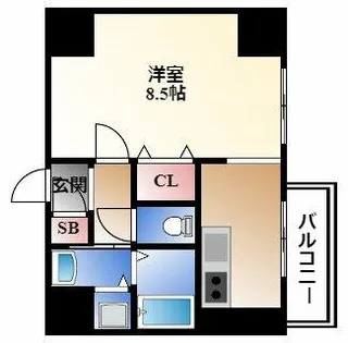 クラシタイヤー新栄【6階】の間取り