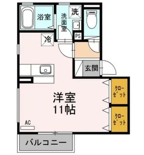 シルクコート C【2階】の間取り