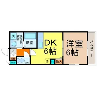 プリミエール川名【1階】の間取り