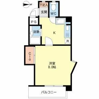 ロイヤル楠元【3階】の間取り