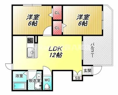 サンパティオ【1階】の間取り