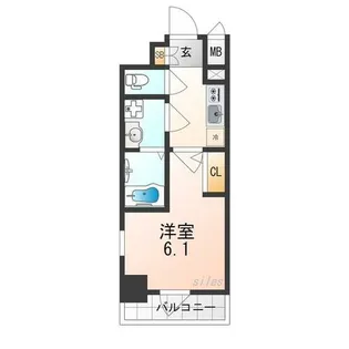 大阪府大阪市大正区三軒家東4丁目【マンション】の間取り