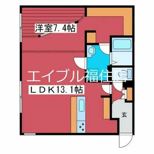 RESIDENCE SAPPORO T9【3階】の間取り