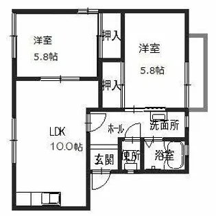 フレグランス延時【0202号室】の間取り