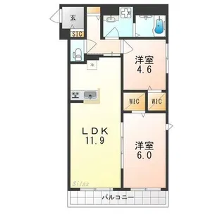 Maison Grande【2階】の間取り