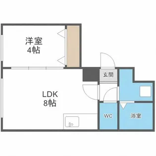 ラフィーネ栄町【2階】の間取り