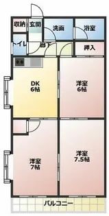 GREEN VIRA【203号室】の間取り