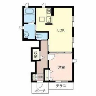 シャーメゾンショウノ【0101号室】の間取り