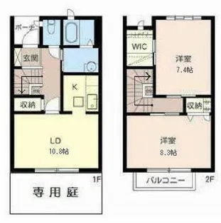 ステージ リペリアン【0102号室】の間取り