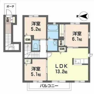 ガーデンハイツ【0201号室】の間取り