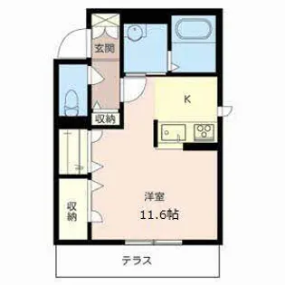 サニーヒル【0101号室】の間取り