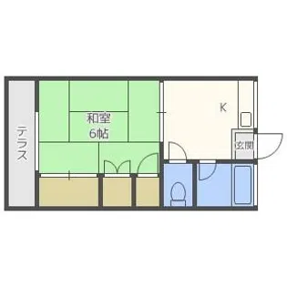 第2コーポ和【2階】の間取り
