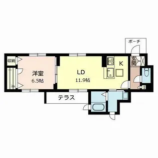 キャトル レガーロ【0102号室】の間取り