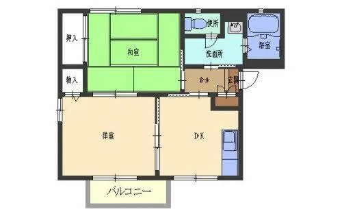 ユウハイツIII【A201号室】の間取り