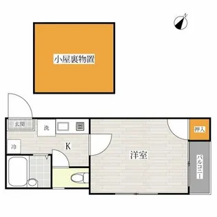 サニーコート大橋【2階】の間取り