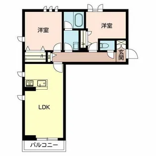 メゾン紅花園【0205号室】の間取り