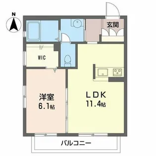 メゾン ドゥ ルポ【1205号室】の間取り