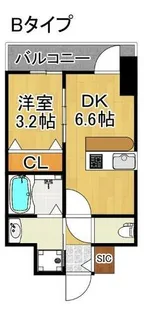 SOFIA住吉大社【3階】の間取り