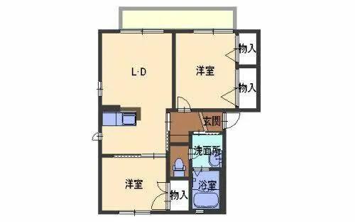 シャーメゾン NODAMA【A201号室】の間取り