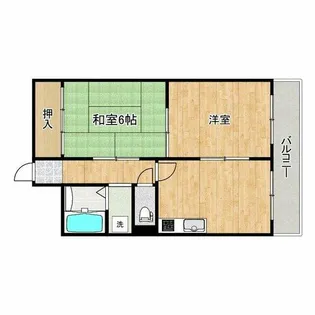 アキ開発岸里駅前ビル【4階】の間取り