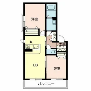 Villa Serene【0202号室】の間取り