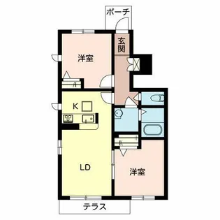 シャーメゾン・フローラ【0105号室】の間取り