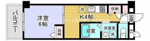 シーガルマンションⅡ【6階】の間取り
