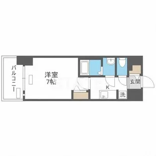 ファステートNAMBA華月【11階】の間取り