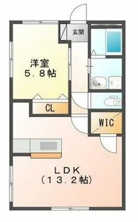 ブロードタウン神野 C【2階】の間取り