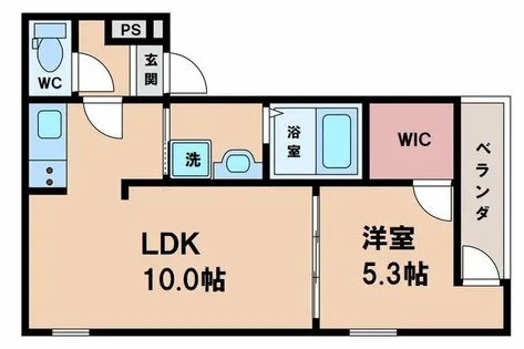 フジパレス杉本町駅西Ⅴ番館【2階】の間取り