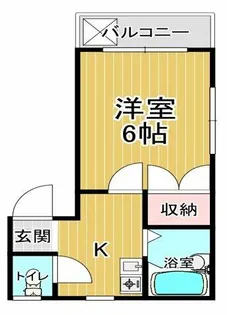 メゾンドロイヤルⅡ【4階】の間取り